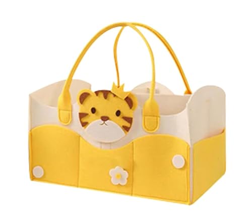 Baby-Windel-Caddy | Organizer | Filz-Baby-Windel-Caddy, Kinderzimmer-Aufbewahrung, Feuchttücher-Tasche | tragbarer Wickeltisch | Windelaufbewahrung für Mama, Kinder, für Windeln, Spielzeug, Flaschen Baby-Windel-Caddy | Organizer | Filz-Baby-Windel-Caddy, Kinderzimmer-Aufbewahrung, Feuchttücher-Tasche | tragbarer Wickeltisch | Windelaufbewahrung für Mama, Kinder, für Windeln, Spielzeug, Flaschen von Generisch