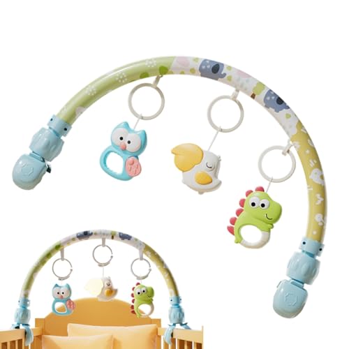 Baby Windspiele,Neugeborenen-Bettglocken-Clip Mit Licht,hängende Bettglockenrassel,Kinderwagen-Anhänger,Baby-Beruhigungsspielzeug Mobile Krippe Kinderzimmerdekoration Für Baby Kleinkind Mädchen Baby Windspiele,Neugeborenen-Bettglocken-Clip Mit Licht,hängende Bettglockenrassel,Kinderwagen-Anhänger,Baby-Beruhigungsspielzeug Mobile Krippe Kinderzimmerdekoration Für Baby Kleinkind Mädchen von Generisch