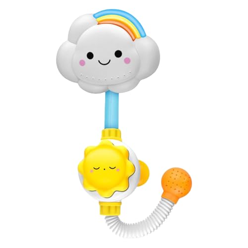 Babybad Duschkopf, Badspielzeug Für Kinder,Regenbogen -Wolkensprinkler -Sprühgerät Für Kinder - Interaktives Sensorisches -Kleinkindspielzeug Für , , Mädchen Spaß Badeziel Babybad Duschkopf, Badspielzeug Für Kinder,Regenbogen -Wolkensprinkler -Sprühgerät Für Kinder - Interaktives Sensorisches -Kleinkindspielzeug Für , , Mädchen Spaß Badeziel von Generisch