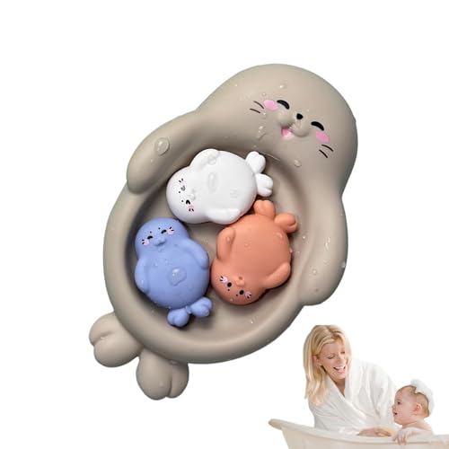Babybad Floating Toys, Badewanne Floating Toys | 4x Gummi -Tiere Babybadspielzeug - Lernspielset für Kinder Mädchen im Alter von 18 Monaten und frühzeitige Aktivität des Bildungswassers für Strandpool Babybad Floating Toys, Badewanne Floating Toys | 4x Gummi -Tiere Babybadspielzeug - Lernspielset für Kinder Mädchen im Alter von 18 Monaten und frühzeitige Aktivität des Bildungswassers für Strandpool von Generisch