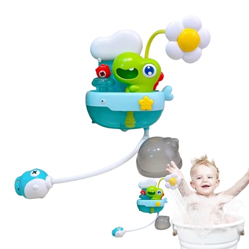 Babyduschbrause | Baby Badewannen Spielzeug - Interaktives Lernspielzeug Blasenmacher & Sprinkler Für Wasserspiele Im Pool Am Und Im Garten von Generisch