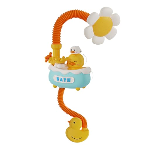 Babypartykopf - Softes Bad Sprühgerät, Multi - -Duschkopf | Buntes Sonnenblumen -Duschkinder mit verstellbarem Wasserströme, einfaches Mount Duschzubehör für lustige Badewanne Zeit im Alter von 3 Babypartykopf - Softes Bad Sprühgerät, Multi - -Duschkopf | Buntes Sonnenblumen -Duschkinder mit verstellbarem Wasserströme, einfaches Mount Duschzubehör für lustige Badewanne Zeit im Alter von 3 von Generisch