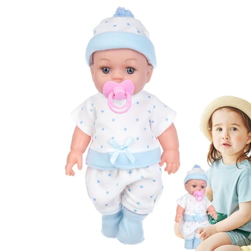 Babypuppen, wiedergeborenes Baby, realistische 12-Zoll-Ganzkörperpuppe, Kinderspielzeug zum Geburtstag für und Mädchen Babypuppen, wiedergeborenes Baby, realistische 12-Zoll-Ganzkörperpuppe, Kinderspielzeug zum Geburtstag für und Mädchen von Generisch