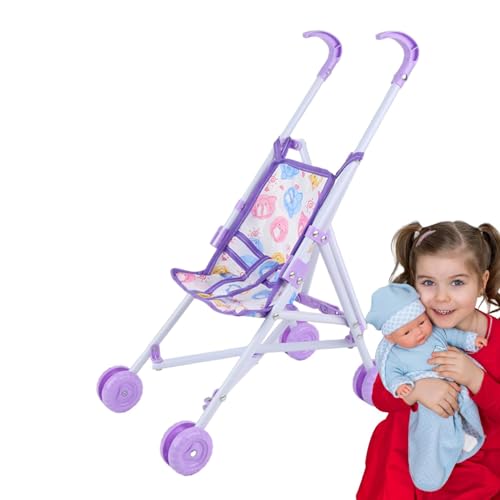 Babypuppen-Kinderwagen-Spielzeug, Spielzeugpuppen-Kinderwagen-Spiel,Baby-Walking-Kinderwagen-Spielzeug - T-förmigem Gürtel, Puppenspielzubehör Für Und Mädchen Babypuppen-Kinderwagen-Spielzeug, Spielzeugpuppen-Kinderwagen-Spiel,Baby-Walking-Kinderwagen-Spielzeug - T-förmigem Gürtel, Puppenspielzubehör Für Und Mädchen von Generisch