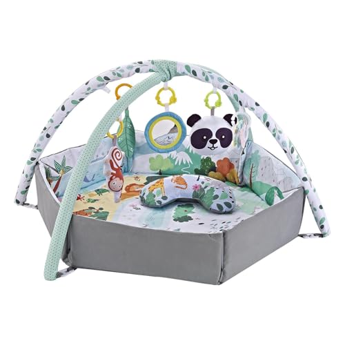 Babyspiel Mate für Mädchen, Baby Gym Spiele Matte | Sensorische Entwicklungsaktivitätsspielmatte mit Spielzeug,Vorschule Spielen für Bodenkriechkissen für Kognition, Hörsinn, Fähigkeitenentwicklung von Generisch