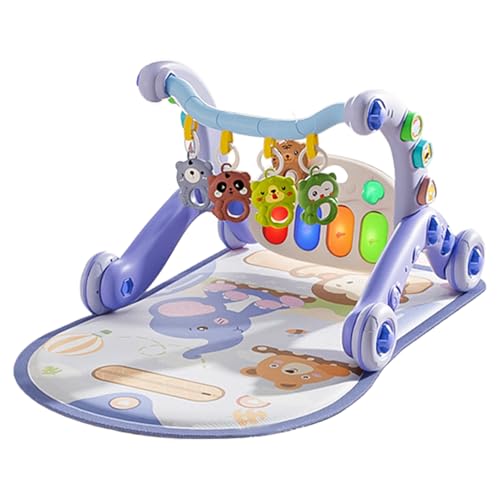 Babyspielmatten - Baby Gym Play Mat | Walker Foam Puzzle Matte | Bauchzeit Babyaktivitätsmatte | Neugeborene Mit Hängsspielzeug, Bauchzeitmatte Für Den Kindergartenbetriebszentrum Für Kinderga Babyspielmatten - Baby Gym Play Mat | Walker Foam Puzzle Matte | Bauchzeit Babyaktivitätsmatte | Neugeborene Mit Hängsspielzeug, Bauchzeitmatte Für Den Kindergartenbetriebszentrum Für Kinderga von Generisch