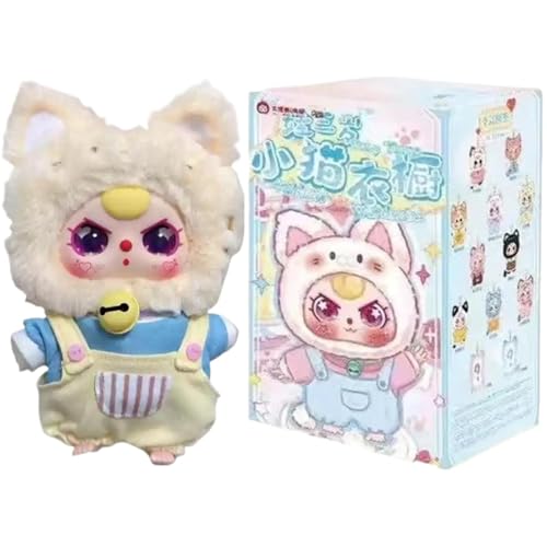 Babythree Kätzchen-Garderoben-Serie, Plüschpuppe, Blindbox, süße Tierfiguren, Anhänger, Schlüsselanhänger, Sammlerspielzeug, zufälliges Design, Heimdekoration, Feiertags- und Geburtstagsgeschenke Babythree Kätzchen-Garderoben-Serie, Plüschpuppe, Blindbox, süße Tierfiguren, Anhänger, Schlüsselanhänger, Sammlerspielzeug, zufälliges Design, Heimdekoration, Feiertags- und Geburtstagsgeschenke von Generisch