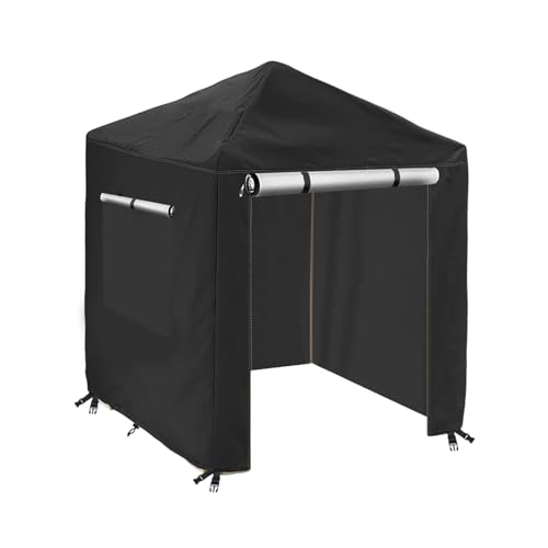 Backyard Cottage Cover - Allwetter -Plane, Windschutzschild | Outdoor Cubbyhouse Protector, Hölzerne Versteckschale, Regenfeste Zeltschicht, Jugendspiele Fort -Gehäuse, Gartenspielzeughause Guard von Generisch