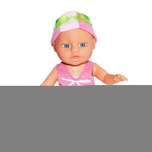 Bade-Babypuppe | Niedliche Und Realistische Abnehmbare Puppe,Interaktiv mit beweglichen Gelenken realistische Kinderspielzeuge für Badespaß zur Förderung von Fähigkeiten und Lernen für Vorschul- und Bade-Babypuppe | Niedliche Und Realistische Abnehmbare Puppe,Interaktiv mit beweglichen Gelenken realistische Kinderspielzeuge für Badespaß zur Förderung von Fähigkeiten und Lernen für Vorschul- und von Generisch