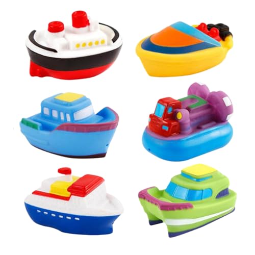Badeschiffe,Wasserspielzeug Für Die Badewanne | Kinder Wasserspielzeug 6er Set Für Schwimmbad Und Kleinkinder Badespaß Badeschiffe,Wasserspielzeug Für Die Badewanne | Kinder Wasserspielzeug 6er Set Für Schwimmbad Und Kleinkinder Badespaß von Generisch