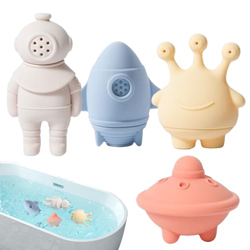 Badespielzeug | Silikon Badewannenspielzeug für Kinder,Abnehmbares Duschkorb Zubehör Für Reise Pool Geburtstagsparty Ostern Geschenk von Generisch