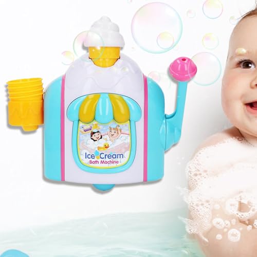 Badewanne Eismaschine, Badespielzeug Eiscreme Sprudelmaschine, Lustiges Eiscreme Seifenblasen Spielzeug, Lustiges Bubble Maker Für Kinder, Mädchen, Freunde Badewanne Eismaschine, Badespielzeug Eiscreme Sprudelmaschine, Lustiges Eiscreme Seifenblasen Spielzeug, Lustiges Bubble Maker Für Kinder, Mädchen, Freunde von Generisch