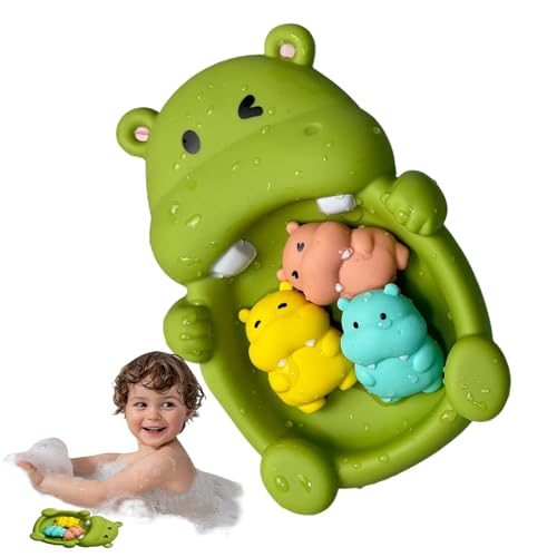 Badewanne schwimmendes Spielzeug, schwimmendes Badezimmerspielzeug | 4X Gummi -Tiere Babybadspielzeug | Frühes Bildungsspiel für Kinder Mädchen im Alter von 18 Monaten+, Partydekoration Badewanne schwimmendes Spielzeug, schwimmendes Badezimmerspielzeug | 4X Gummi -Tiere Babybadspielzeug | Frühes Bildungsspiel für Kinder Mädchen im Alter von 18 Monaten+, Partydekoration von Generisch