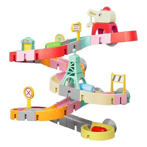 Badewater Water Slide Toy, Badewasserschlittenstrecke,Kids Badewanne Dia Track - Saugnapfbecher interaktives rutschiges Badspielzeug für Kinder im Alter von 4 bis 8 Jahren Badewater Water Slide Toy, Badewasserschlittenstrecke,Kids Badewanne Dia Track - Saugnapfbecher interaktives rutschiges Badspielzeug für Kinder im Alter von 4 bis 8 Jahren von Generisch