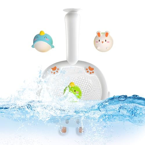 Badezimmer Spielzeug Für Kleinkinder - LED Tier Schwimmendes Badespielzeug Für Kinder,Mehrfunktionale Basketballkorb Spiele Für Und Mädchen Badezimmer Spielzeug Für Kleinkinder - LED Tier Schwimmendes Badespielzeug Für Kinder,Mehrfunktionale Basketballkorb Spiele Für Und Mädchen von Generisch