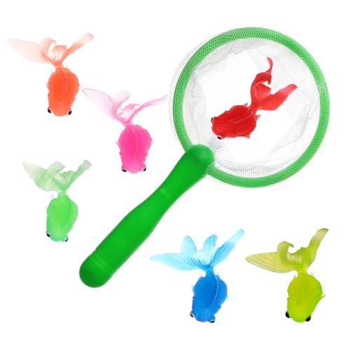 Badezimmerspielzeug, Fischereispielzeug - Fischereinetzbadspielzeug,Schwimmender Tierfisch fangen Spiel für Sommer kleine Mädchen im Schwimmbad fangen Badezimmerspielzeug, Fischereispielzeug - Fischereinetzbadspielzeug,Schwimmender Tierfisch fangen Spiel für Sommer kleine Mädchen im Schwimmbad fangen von Generisch
