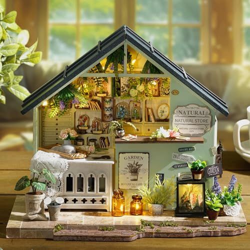 Bäckerei-Themed Puppenhaus Miniatur Kit, 3D DIY Montage Modell mit illustrierter Anleitung für Erwachsene & Bastler (Studio) von Generisch