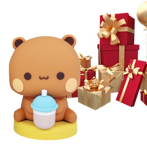 Bären-Spielzeugfiguren - Bärenstatue | Bär Spielzeugfiguren | Anime Figur Mini Spielzeug Comic Sammlerstück | Trendige Cartoon-Desktop-Ornamente, handgefertigte Figuren-Partygeschenke Bären-Spielzeugfiguren - Bärenstatue | Bär Spielzeugfiguren | Anime Figur Mini Spielzeug Comic Sammlerstück | Trendige Cartoon-Desktop-Ornamente, handgefertigte Figuren-Partygeschenke von Generisch