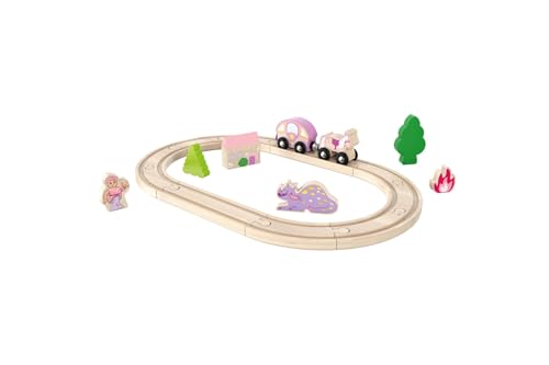 Bahnset 18-TLG. Holzspielzeug (Prinzessin) von Generisch