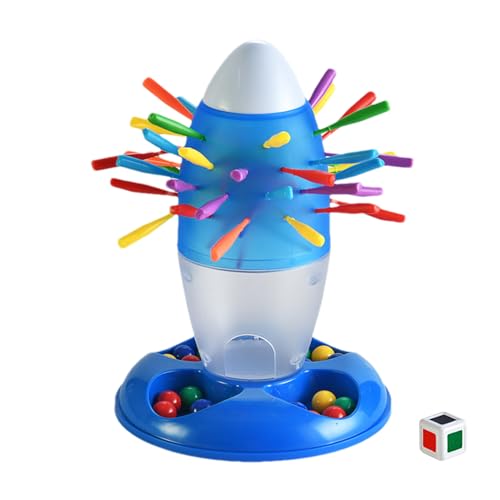Balance Game Toys - Family Game Kids, Bildungsfamilienspiel | Rocket Pulling Fun Insert Sticks, Creative Kids Brettspiele montesori -Spiel mit bunten Stöcken, lustiges niedliches Stick Balance -Spiel von Generisch