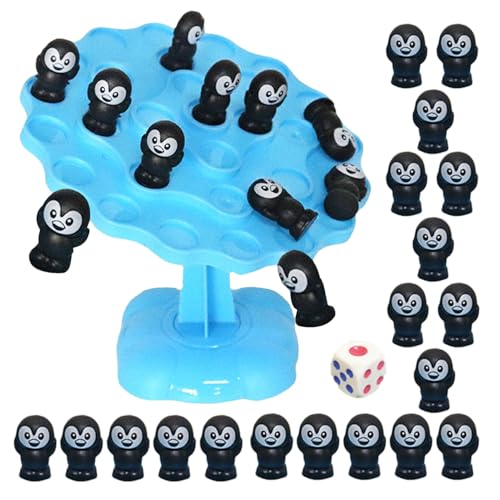 Balance Spiel,Pinguin Stapelspiel Brettspiel - Interaktives Lernspielzeug Mit Wippplatte Für Vorschulkinder Zu Hause Und Unterwegs von Generisch