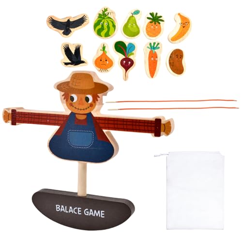 Balancing Building Blocks Game, Scarecrow Tower Stack Game | Bunte Brettspiele für Kinder | Lustiges frühes Lernwerkzeug, Vorschulbildung für, Mädchen, Mädchen von Generisch