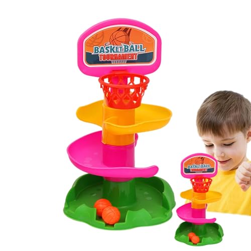 Ball Drop Tower Toy, Ball Drop -Spiel Kleinkind | Früher Bildung Basketball Rolling Toy - Desktop -Cartoon -Wurfkugel -Schiebeturm zum Festivalversammlung Ball Drop Tower Toy, Ball Drop -Spiel Kleinkind | Früher Bildung Basketball Rolling Toy - Desktop -Cartoon -Wurfkugel -Schiebeturm zum Festivalversammlung von Generisch