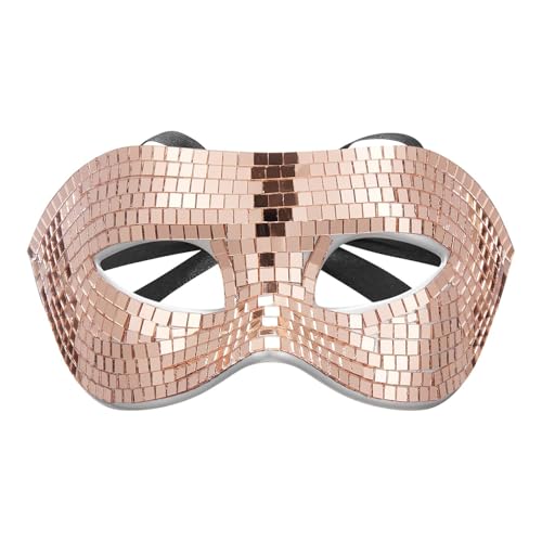Ball Half Face Maskerade Mask Realistic Mirror Mask for Halloween Cosplay DJ Stage Party Glitter Face Costume Accessory Ball Half Face Maskerade Mask Realistic Mirror Mask for Halloween Cosplay DJ Stage Party Glitter Face Costume Accessory von Generisch