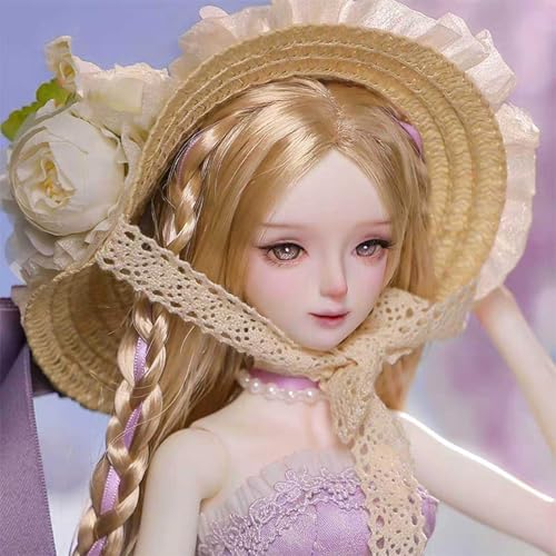 Ball Jointed Doll Full Set Art Collection with Hat Clothes Wig Shoes, Surprise Gift for Collectors Ball Jointed Doll Full Set Art Collection with Hat Clothes Wig Shoes, Surprise Gift for Collectors von Generisch
