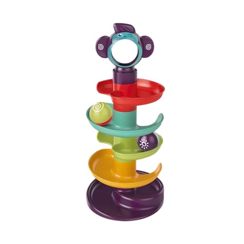Ball Tower - Pädagogisches Baby Kugelbahn Spiel - Sinnesaktivität Feinmotorik Übungen Für Zuhause Baby Reise Geburtstag von Generisch