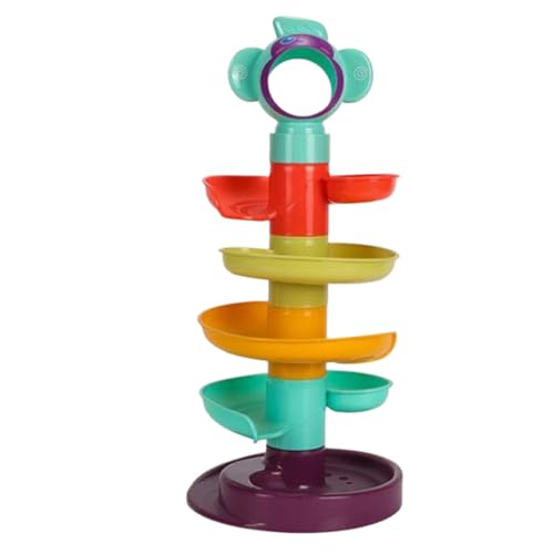 Ball Turm Für Kleinkinder | Kleinkinder Kugelbahn Fallturm Spielzeug,Interaktives Feinmotorik Spiel Für Geburtstag Mädchen Kindergarten Schule Indoor Reise Zuhause Vorschule Kinder Spielen von Generisch