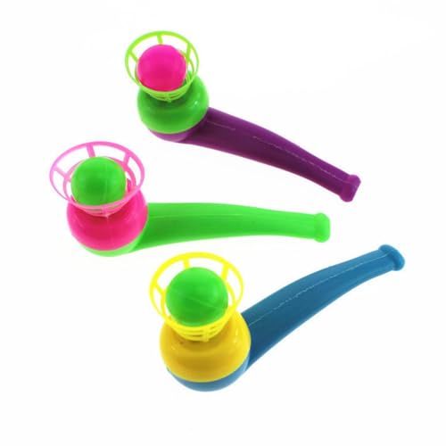Ballblasspielzeug, schwimmendes Blow Pipe, Blow Blow Floating Ball Toy Breath Game ausbalancieren, Party -Requisiten, sensorische Blasenpfeife für Kinder im Vorschulalter, Kinder, Mädchen Ballblasspielzeug, schwimmendes Blow Pipe, Blow Blow Floating Ball Toy Breath Game ausbalancieren, Party -Requisiten, sensorische Blasenpfeife für Kinder im Vorschulalter, Kinder, Mädchen von Generisch