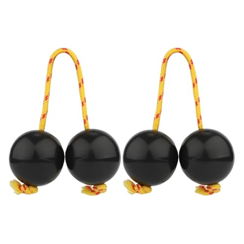 Ballinstrument, Kashka Instrument, Percussion Set Kompakte Größe Lebendige Sound Show Zubehör Dance Rhythmus Event Performance 2 Paar Set Festlich Shaker Rassel für Musik 5.0 cm von Generisch