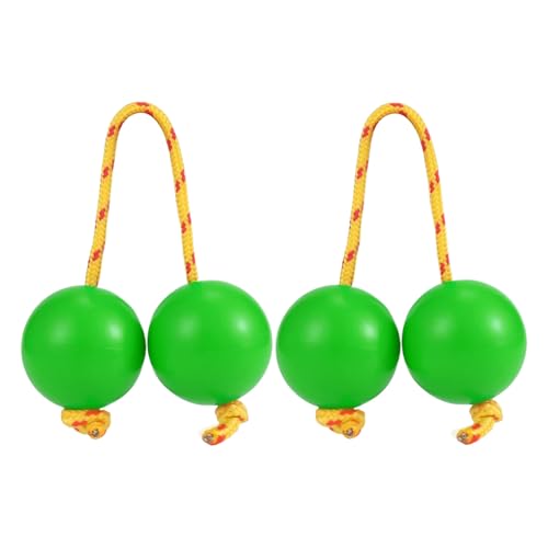 Ballinstrument, Kashka Instrument, Percussion Set Kompakte Größe Lebendige Sound Show Zubehör Dance Rhythmus Event Performance 2 Paar Set Festlich Shaker Rassel für Musik 5.0 cm von Generisch