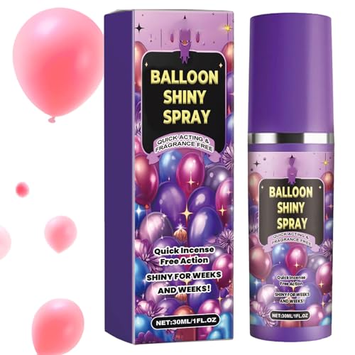 Ballon Gloss Spray | Ballon High Shine Spray Für Latexballons | Schneller Trocknen Ballonn Shine Für Partydekorationen Hochzeits Geburtstagsereignisse Hält Luftballons Glänzend, Lebendig Länger Dauerh Ballon Gloss Spray | Ballon High Shine Spray Für Latexballons | Schneller Trocknen Ballonn Shine Für Partydekorationen Hochzeits Geburtstagsereignisse Hält Luftballons Glänzend, Lebendig Länger Dauerh von Generisch