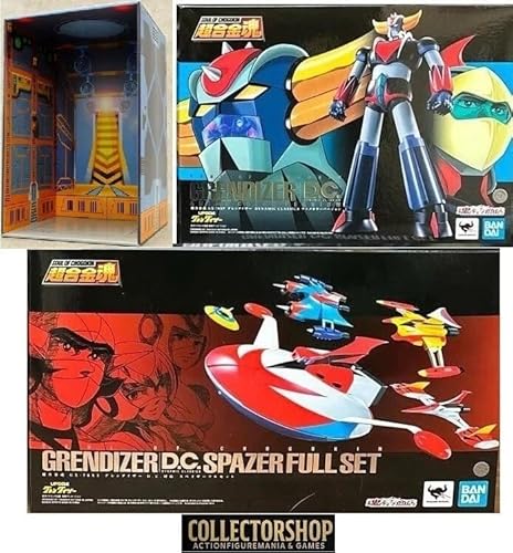 Bandai UFOROBOT GOLDRAKE FULL SET LIMITED EDITION Soul Of Chogokin GX-76SP Grendizer & GX-76X3 + Bonus Paper Hangar Actionfiguremania von Generisch