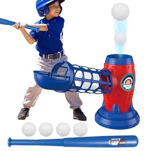 Baseball Pitching-Maschinen - Pitcher Toy, Ball Launcher | Automatisches Sporttrainer, Outdoor-Spielset, Tennis Thrower Testmaschine für Kinder, Hinterhofspiel Baseball Pitching-Maschinen - Pitcher Toy, Ball Launcher | Automatisches Sporttrainer, Outdoor-Spielset, Tennis Thrower Testmaschine für Kinder, Hinterhofspiel von Generisch