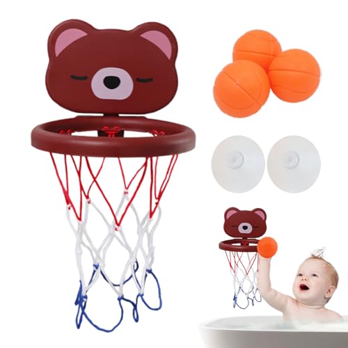 Basketball -Badspielzeug, Basketball -Reifen für Badewanne,Cartoon -Basketball -Hoop -Spielzeug | Tragbares interaktives Badezimmerspiel Wasserspiel Set für Mädchen Vorschule nach Hause Basketball -Badspielzeug, Basketball -Reifen für Badewanne,Cartoon -Basketball -Hoop -Spielzeug | Tragbares interaktives Badezimmerspiel Wasserspiel Set für Mädchen Vorschule nach Hause von Generisch