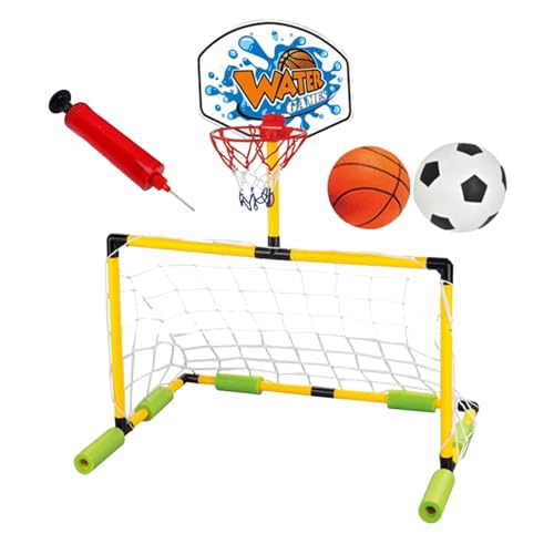 Basketball Hoop - Aufblasbarer Basketball Hoop | Schwimmende Ballkreise, Ballkreise für tragbare Wasserkörbe mit Pumpe und Fußball für den Hofgymnastik Basketball Hoop - Aufblasbarer Basketball Hoop | Schwimmende Ballkreise, Ballkreise für tragbare Wasserkörbe mit Pumpe und Fußball für den Hofgymnastik von Generisch