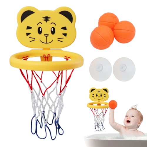 Basketball Hoop für Badewanne, Saugnapfbasketball -Hoop | Cartoon Saugbasketball Hoop - Tragbares interaktives Badezimmerspiel Wasserspiel Set für Mädchen Vorschule nach Hause Basketball Hoop für Badewanne, Saugnapfbasketball -Hoop | Cartoon Saugbasketball Hoop - Tragbares interaktives Badezimmerspiel Wasserspiel Set für Mädchen Vorschule nach Hause von Generisch