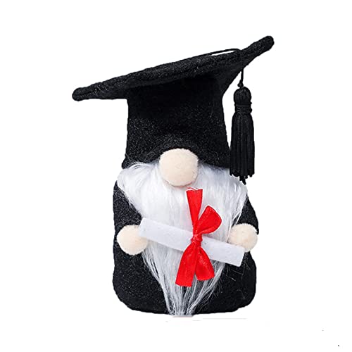 Bastelkiste Holz Doctor Hat Gesichtslose Puppe Süße Puppe Puppe Student Graduierung Saison Geschenk Puppe Bürobedarf Holz (A, One Size) von Generisch
