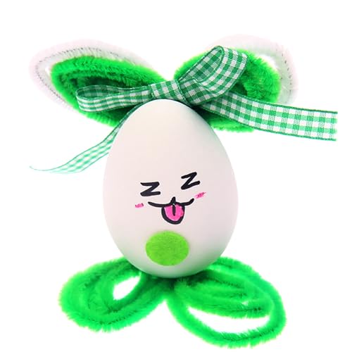 Bastelset Für Erwachsene DIY-Ostereier, Osterhasen-Dekor, Osterdekoration, Ornament, Kinderspielzeug, Schreibtisch-Dekor, Mini-Gartenstatuen, kleiner Osterhase, Bastelschürzen Kittel (Green, One Size) Bastelset Für Erwachsene DIY-Ostereier, Osterhasen-Dekor, Osterdekoration, Ornament, Kinderspielzeug, Schreibtisch-Dekor, Mini-Gartenstatuen, kleiner Osterhase, Bastelschürzen Kittel (Green, One Size) von Generisch