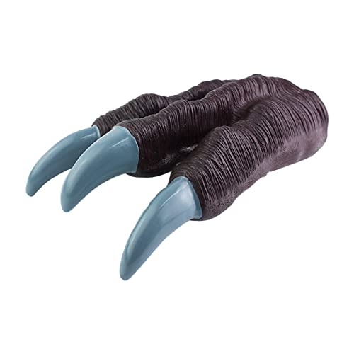 Bastelset Haus Dinosaurier Krallen Hände Pfoten 2 STÜCKE Weichgummi Realistisch Für Erwachsene Kinder Cosplay Pferdekostüm Erwachsene (Blue, One Size) von Generisch