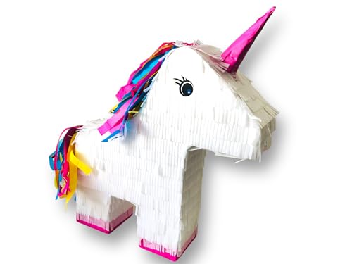 Einhorn Pinata Bastelset - DIY Einhornparty Deko für Kindergeburtstag, Bastelspaß, Magische Unicorn-Dekoration für Mädchen und Jungs, Kreatives Gastgeschenk und einzigartige Partydekoration (Größe L) von Generisch