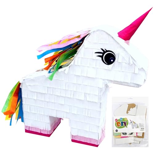 Bastelset Pinata Einhorn / DIY Pinata selber bauen / Geburtstag Mädchen / Überraschung / Bastelbox Kinder, 011 von Generisch