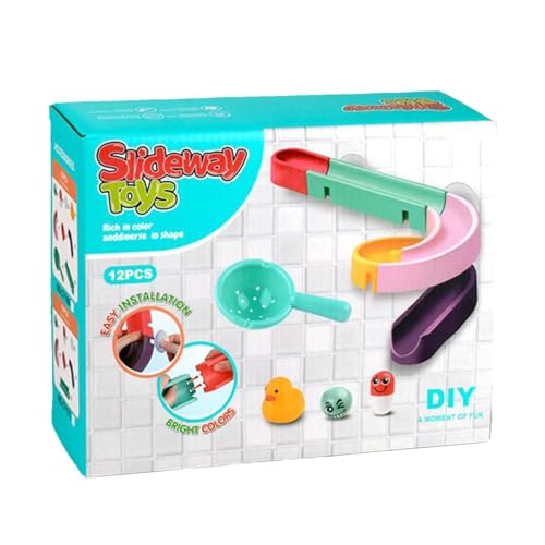 Bath Rail Toys, Water Slide Building Track, Kids Shower Wall Bathtub Slide, Educational Interactive Water Playset, Indoor Play Game for Home, Fun Activity Bath Rail Toys, Water Slide Building Track, Kids Shower Wall Bathtub Slide, Educational Interactive Water Playset, Indoor Play Game for Home, Fun Activity von Generisch
