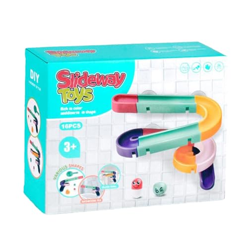Bath Rail Toys, Water Slide Building Track, Kids Shower Wall Bathtub Slide, Educational Interactive Water Playset, Indoor Play Game for Home, Fun Activity Bath Rail Toys, Water Slide Building Track, Kids Shower Wall Bathtub Slide, Educational Interactive Water Playset, Indoor Play Game for Home, Fun Activity von Generisch