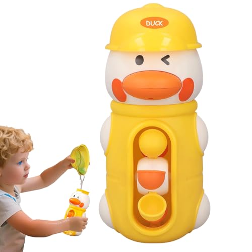 Bath Toys for Kids, Duck Toddler Shower Toy, Rotatable Waterwheel Activity, Fun Sensory Game for Boys, Girls, Ages 2-4, Interactive Playset for Birthday Gift Ideas, 6.46x3.54 inches von Generisch
