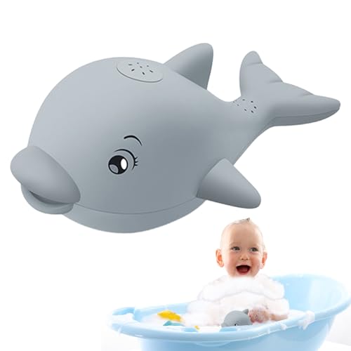 Bath Whale Sprinkler | Baby Badewannen Sprühspielzeug | Interaktives Lernspiel Mit Fontäne, Licht & Musik Für Wasserparadies Pool Garten Waschbecken Schwimmbad von Generisch