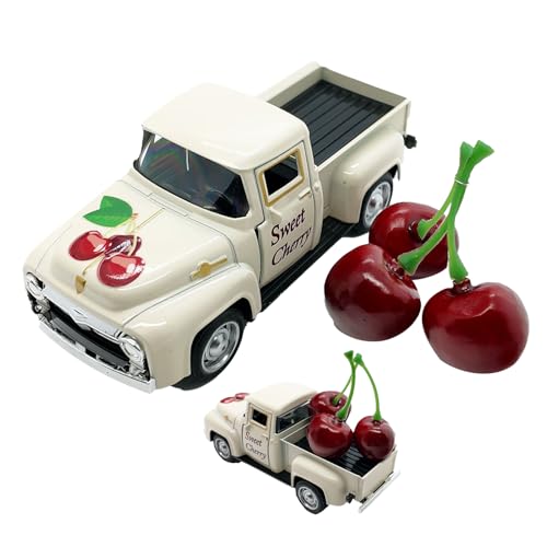 Bauernhof-LKW-Deko,Miniatur LKW Mit 3 Kunstlichen Fruchten - Kreatives Fahrzeug Tischdekoration Dekoobjekt Für Klassenzimmer Küche Bauernhaus Zentrumstück Bauernhof-LKW-Deko,Miniatur LKW Mit 3 Kunstlichen Fruchten - Kreatives Fahrzeug Tischdekoration Dekoobjekt Für Klassenzimmer Küche Bauernhaus Zentrumstück von Generisch